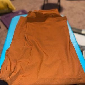 Faux Belt Wide Leg Trousers/Pants